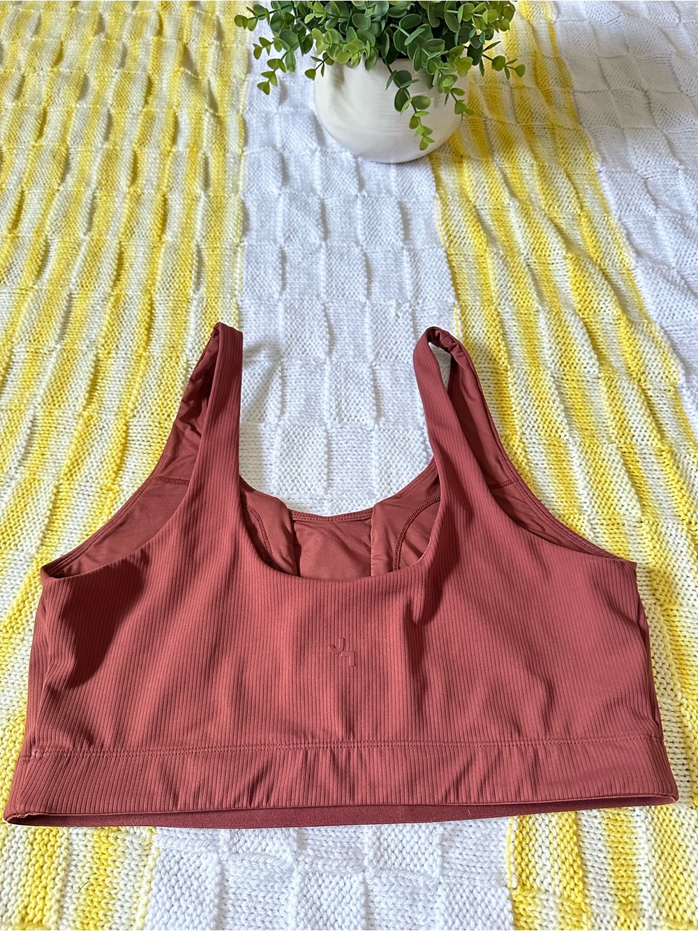 JoyLab Rust Brown Active Top - Picture 6 of 8